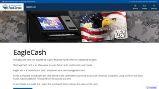 EagleCash - Bureau of the Fiscal Service