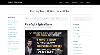 Cash Capital System Review – John Falcoa's System is a Scam