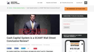 Cash Capital System is a SCAM? Wall Street Conclusive a Hoax ...