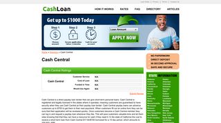 Cash Central - Quick Cash Loan