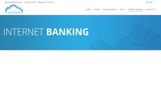 CASHCLOUD internet banking login and registration