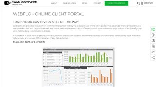 Cash Connect - Online Client Portal