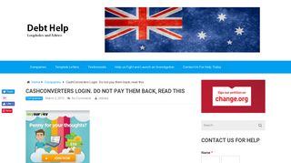 CashConverters Login. Do not pay them back, read this