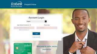 The Pan African Bank | Prepaid Online