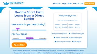Moneyboat Official ® | Short Term Loans up to £1,500 | UK Direct ...