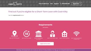 Cash Kitty | Am I Eligible?