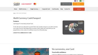 Multi-currency Cash Passport | Cash Passport