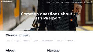 Help | Cash Passport Help Centre & FAQs