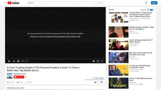 Is Cash Tracking System (CTS) Financial Freedom a Scam? - YouTube