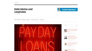 Cash4UNow Payday Loans. Do not pay them back, read why here ...