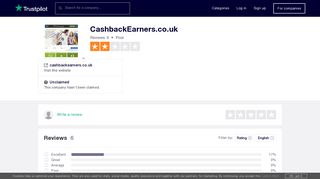 CashbackEarners.co.uk Reviews | Read Customer Service Reviews of ...