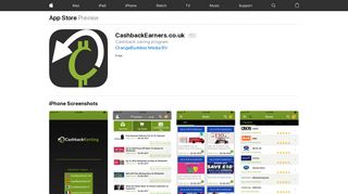 CashbackEarners.co.uk on the App Store - iTunes - Apple