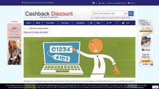 Discount codes & deals - CashbackEarners.co.uk