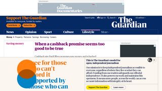 When a cashback promise seems too good to be true | Money | The ...
