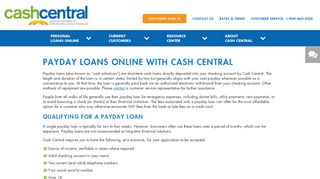How Payday Loans Work - FAQ About Short Term ... - Cash Central