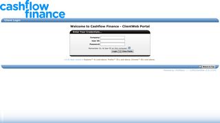 CADENCE|ClientWeb - Cashflow Finance