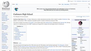Cashmere High School - Wikipedia