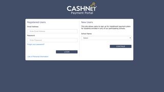 Cashnet Payment Portal