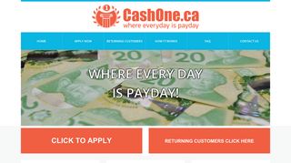 CashOne.ca - Online payday loans and cash advances anywhere in ...