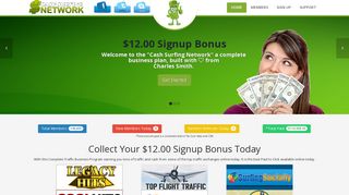 Cash Surfing Network - Best Paid to Click