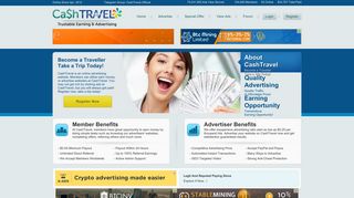 CashTravel - Trustable Earning & Advertising