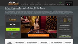 Casimba Casino Roulette Review – A High-Quality Gambling ...