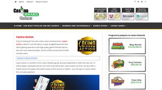 Casino Action | $1250 Bonus | Casino Rewards