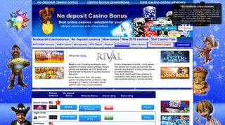 Rival Casinos - best bonuses chosen - Casino BONUS