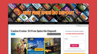 Casino Cruise - New Free Spins No Deposit