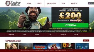 Casino Kings: Online Casino Games | Mobile Slots | Up To £200 ...