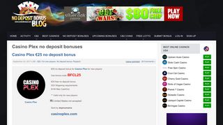 Casino Plex no deposit bonus codes