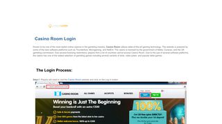 Casino Room Login | casinologin