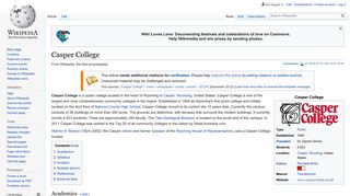 Casper College - Wikipedia