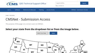 CMSNet - Submission Access | QIES Technical Support Office
