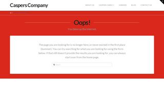 User Log In - Caspers Company