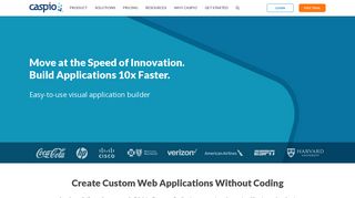 Caspio: Create Custom Web Applications | No Coding Required