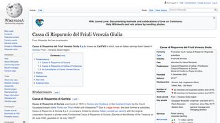Cassa di Risparmio del Friuli Venezia Giulia - Wikipedia