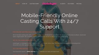 CastaSugar: Online Casting Call and Audition Software