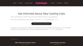 Online Casting Sign up | CastaSugar — Online Casting Call and ...
