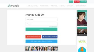 Log In - Jobs / Auditions - Mandy.com