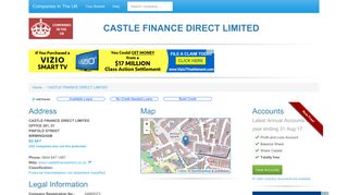 CASTLE FINANCE DIRECT LIMITED, B2 4AY PINFOLD STREET ...