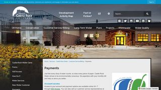 Payments | Castle Rock, CO - Official Website - Town of Castle Rock