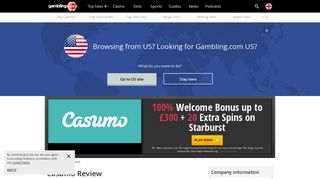 Casumo Review & Bonus Promo Code for the UK - Gambling.com