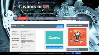 Casumo - Casinos in UK