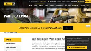 Cat® Online Parts Store - Caterpillar Parts Online | Warren CAT