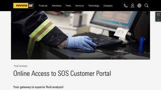 Online Access to SOS Customer Portal | Finning Cat