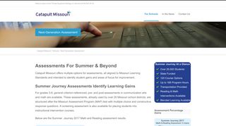 Evaluate: Next-Generation Assessments - Catapult Missouri