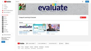 Catapult Learning's Evaluate - YouTube