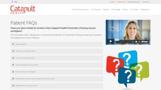 FAQs - Catapult Health