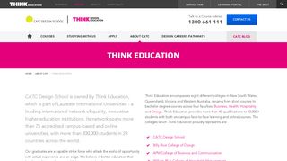 Think Education Colleges - CATC - CATC Design School